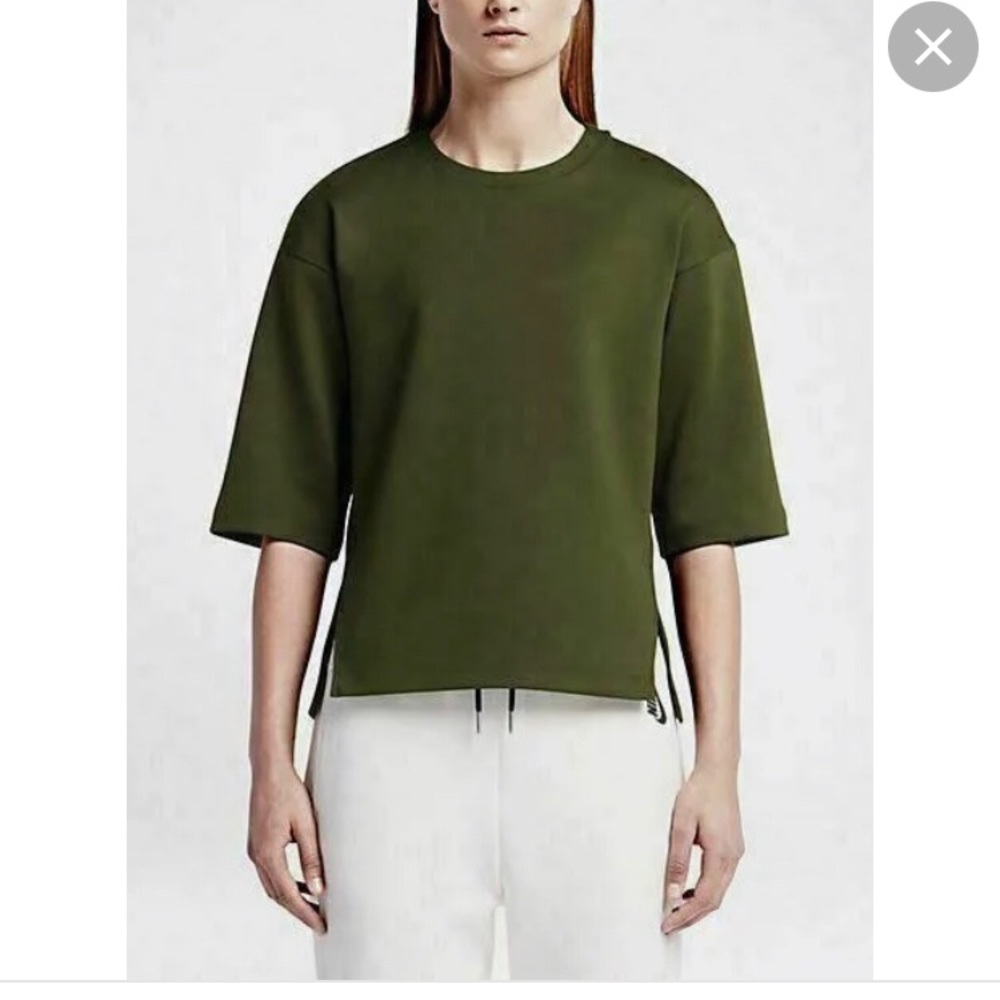 NikeLab Essentials White Label Short sleeve shirt Green XL